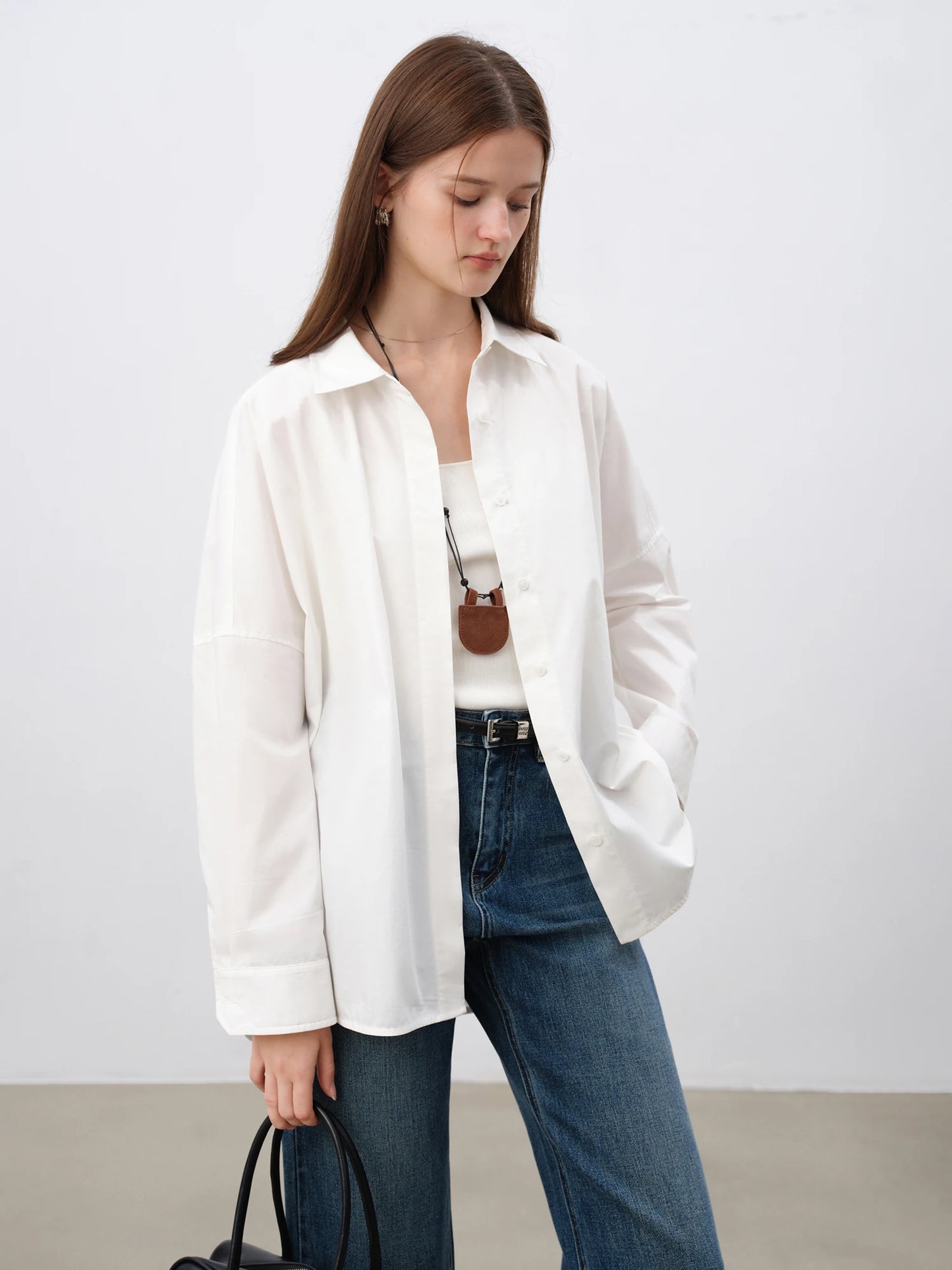 Sky Blue Button Front Shirt