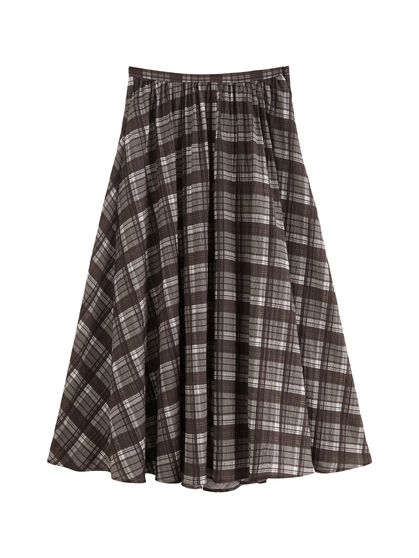 Beaded Tank Plaid Skirt Set