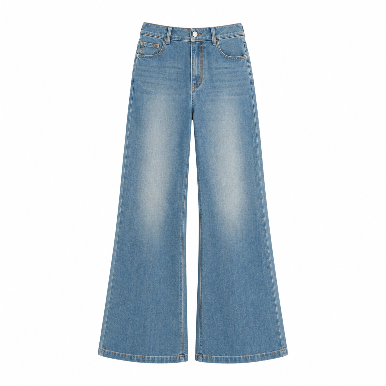 Light Blue Side Pocket Flare Jeans
