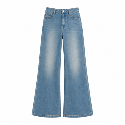 Light Blue Side Pocket Flare Jeans