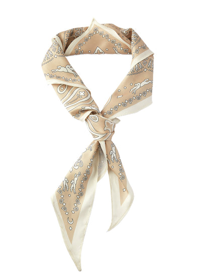 Paisley Triangle Neck Scarf