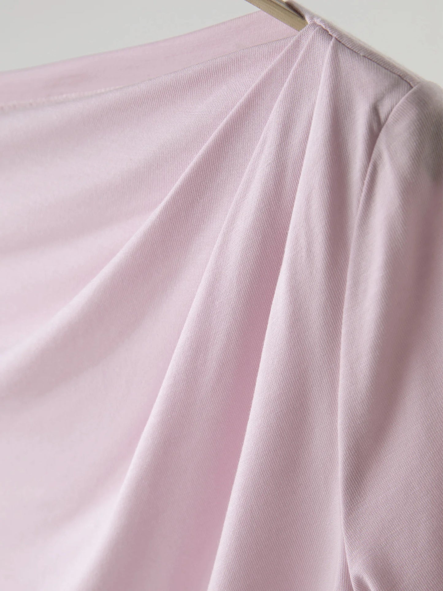 Pink Cowl Neck Short Sleeve Top