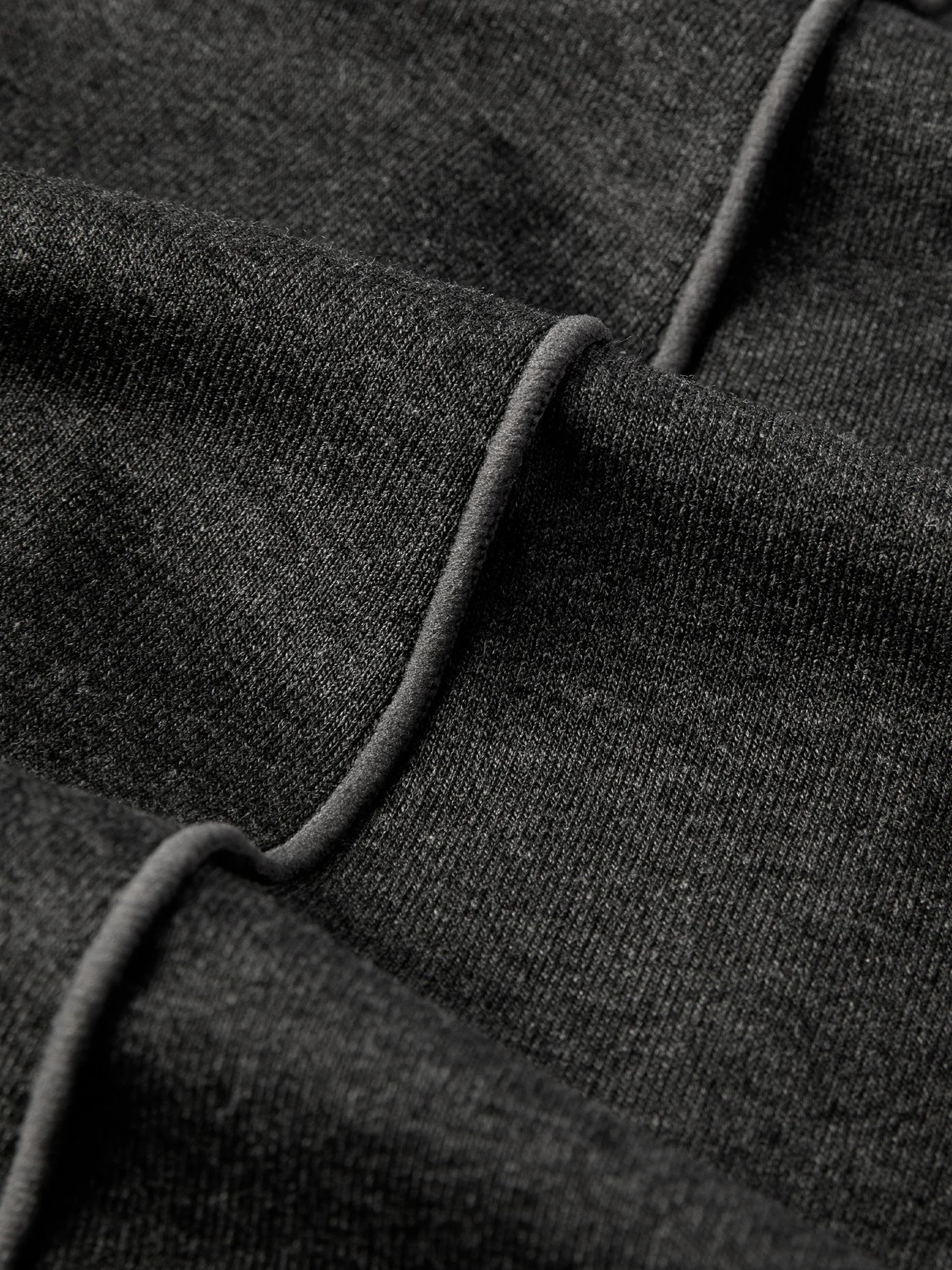 Charcoal Pleated Knit Midi Skirt
