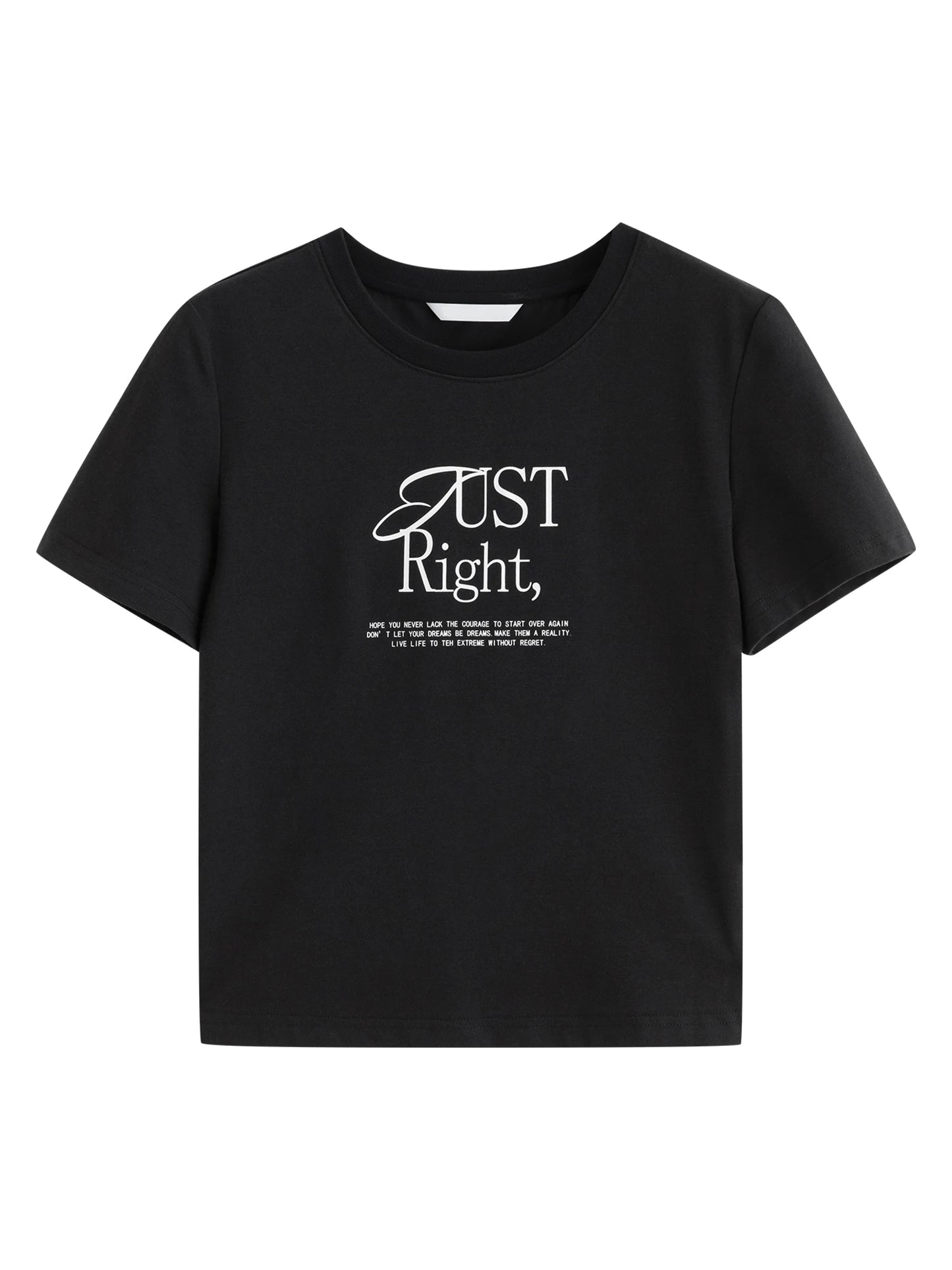White Rust Graphic Crew Neck Tee