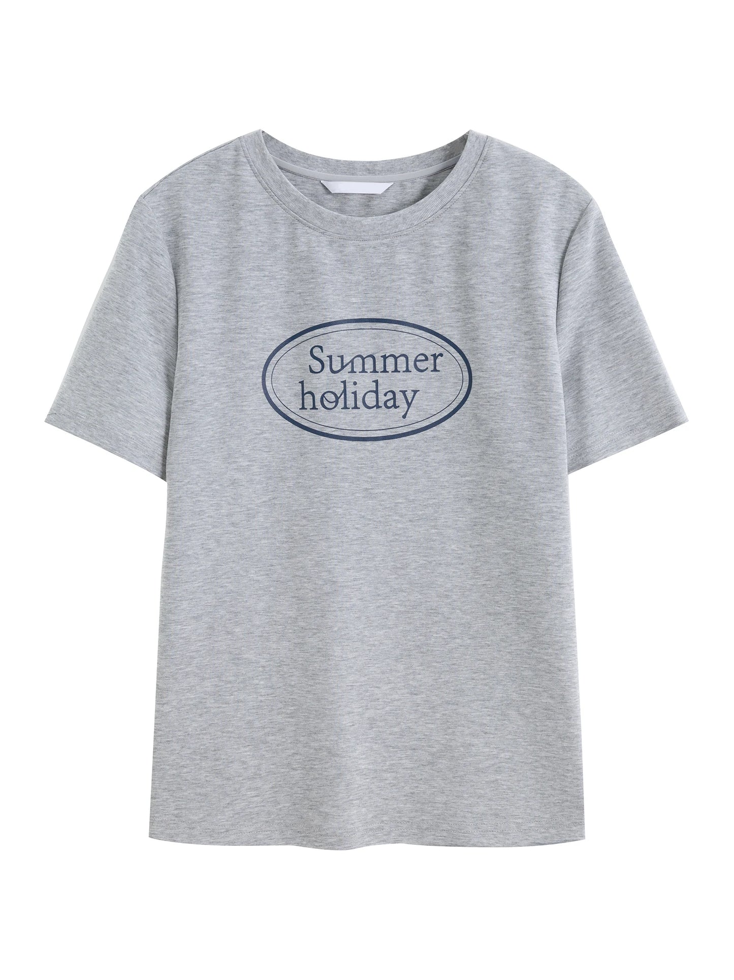 Pale Blue Tennis Graphic Tee