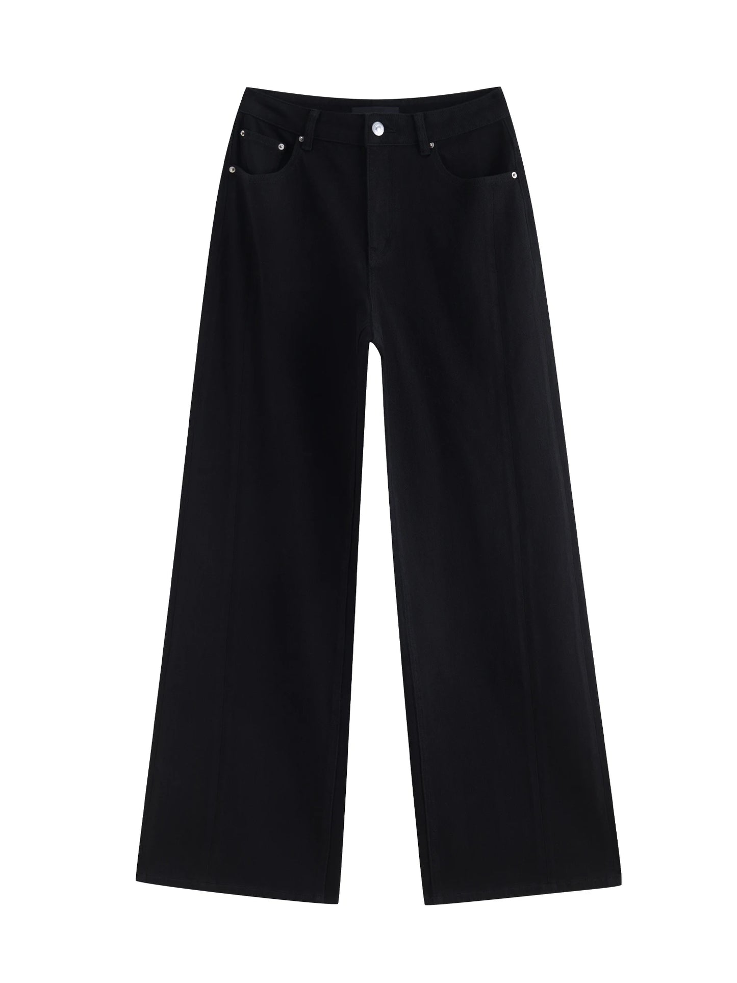 White Wide Leg Denim Jeans