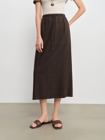 Charcoal Elastic Drawstring Pants