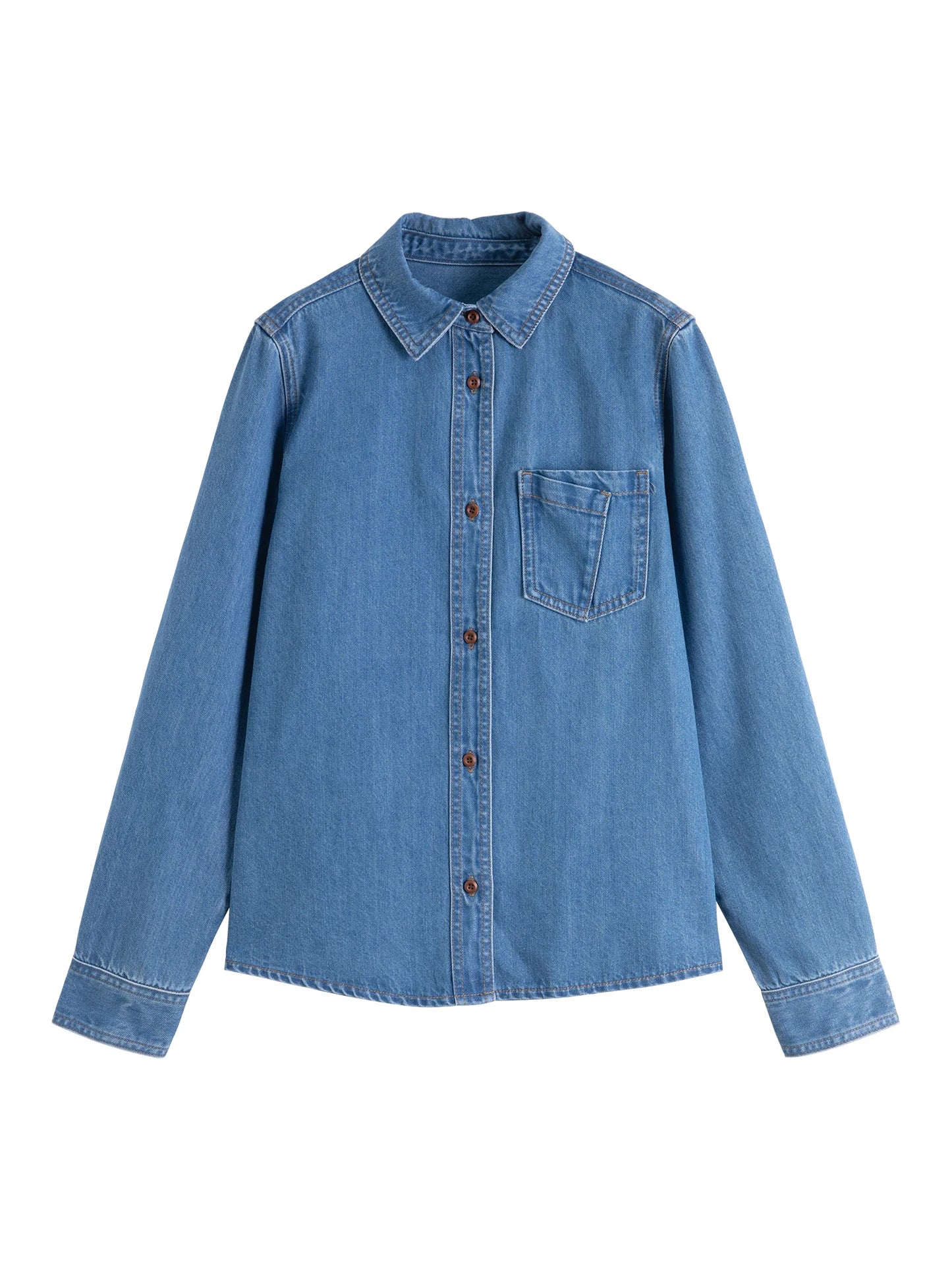 Blue Denim Button Shirt
