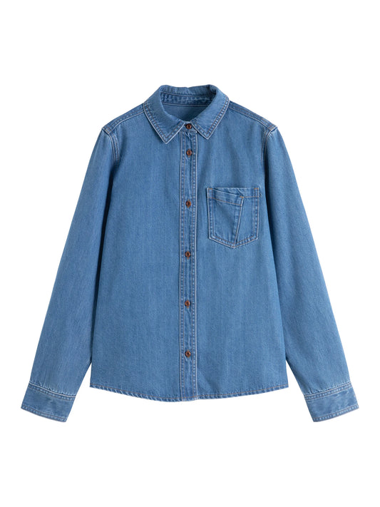 Blue Denim Button Shirt