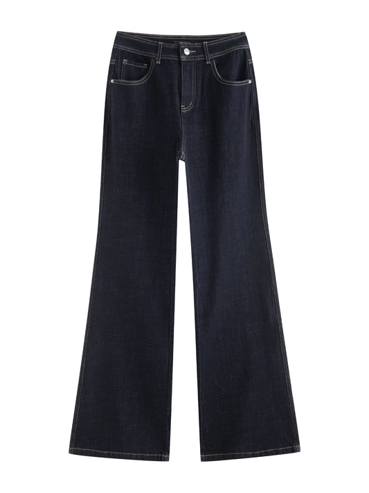 Blue Slim Flare Denim Jeans