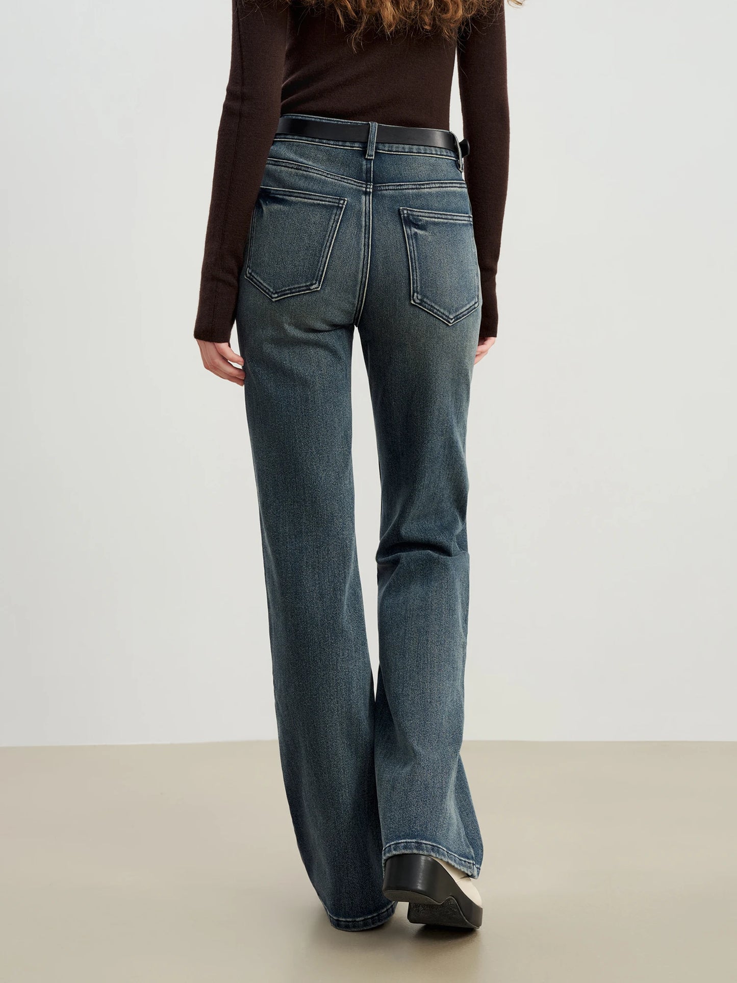 Dark Wash Bootcut Flare Jeans