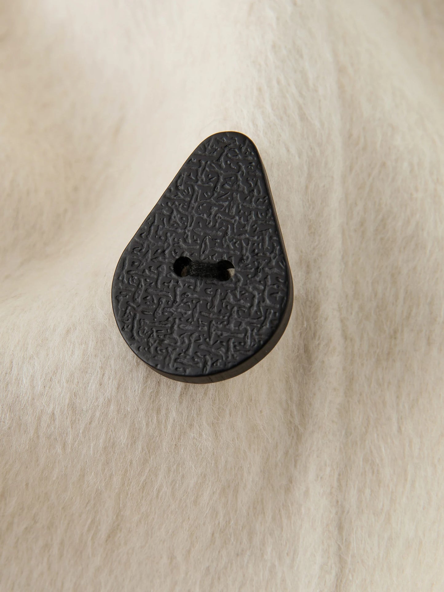 Ivory Camel Wool Blend Coat