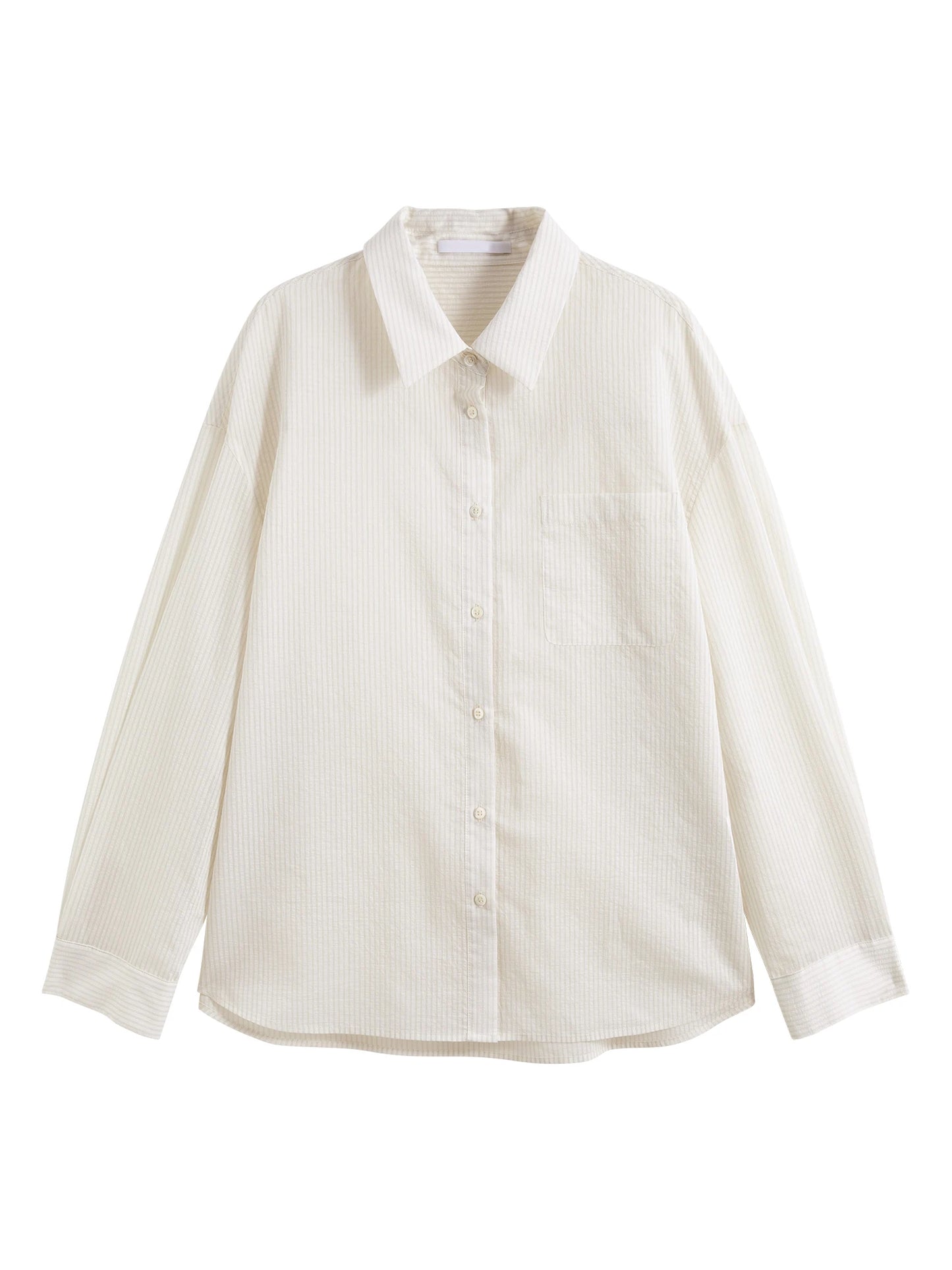 Ivory Long Sleeve Button Shirt