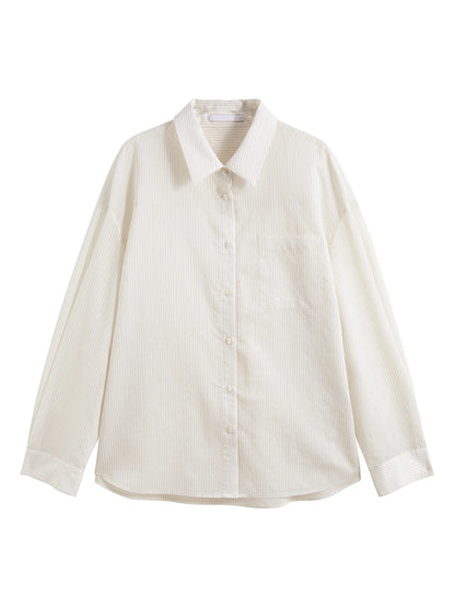 Ivory Long Sleeve Button Shirt