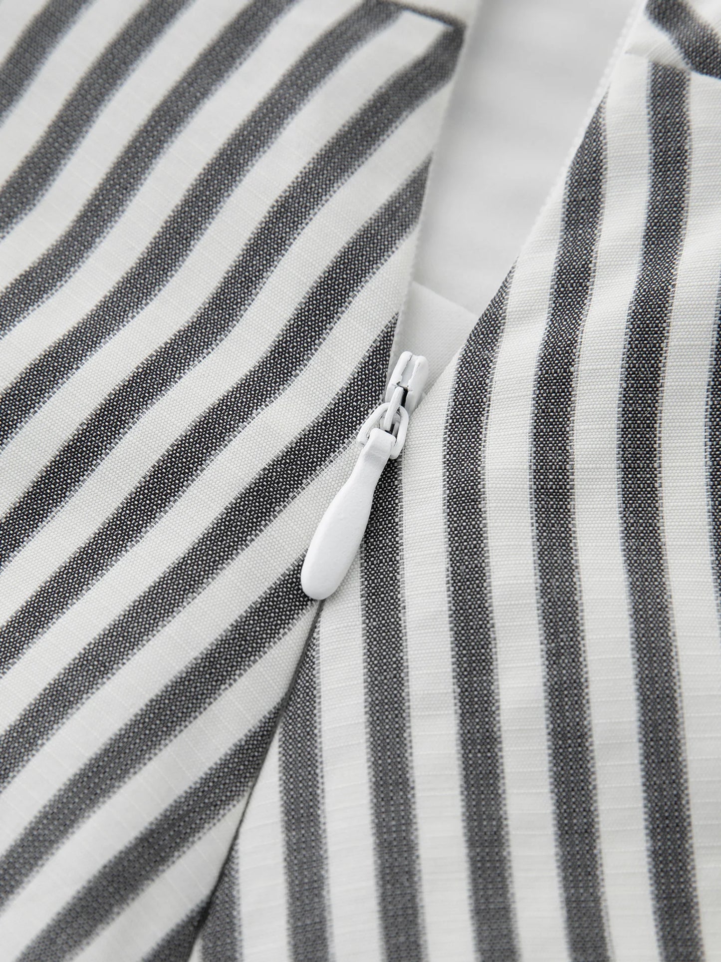 Striped Slim Strap Midi Dress