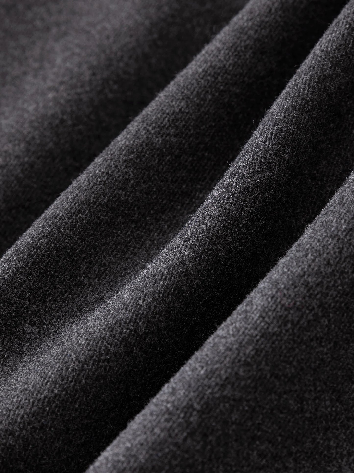 Black Pleated Lapel Shirt