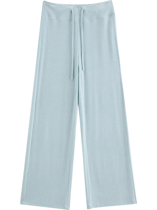 Pale Blue Drawstring Lounge Pants