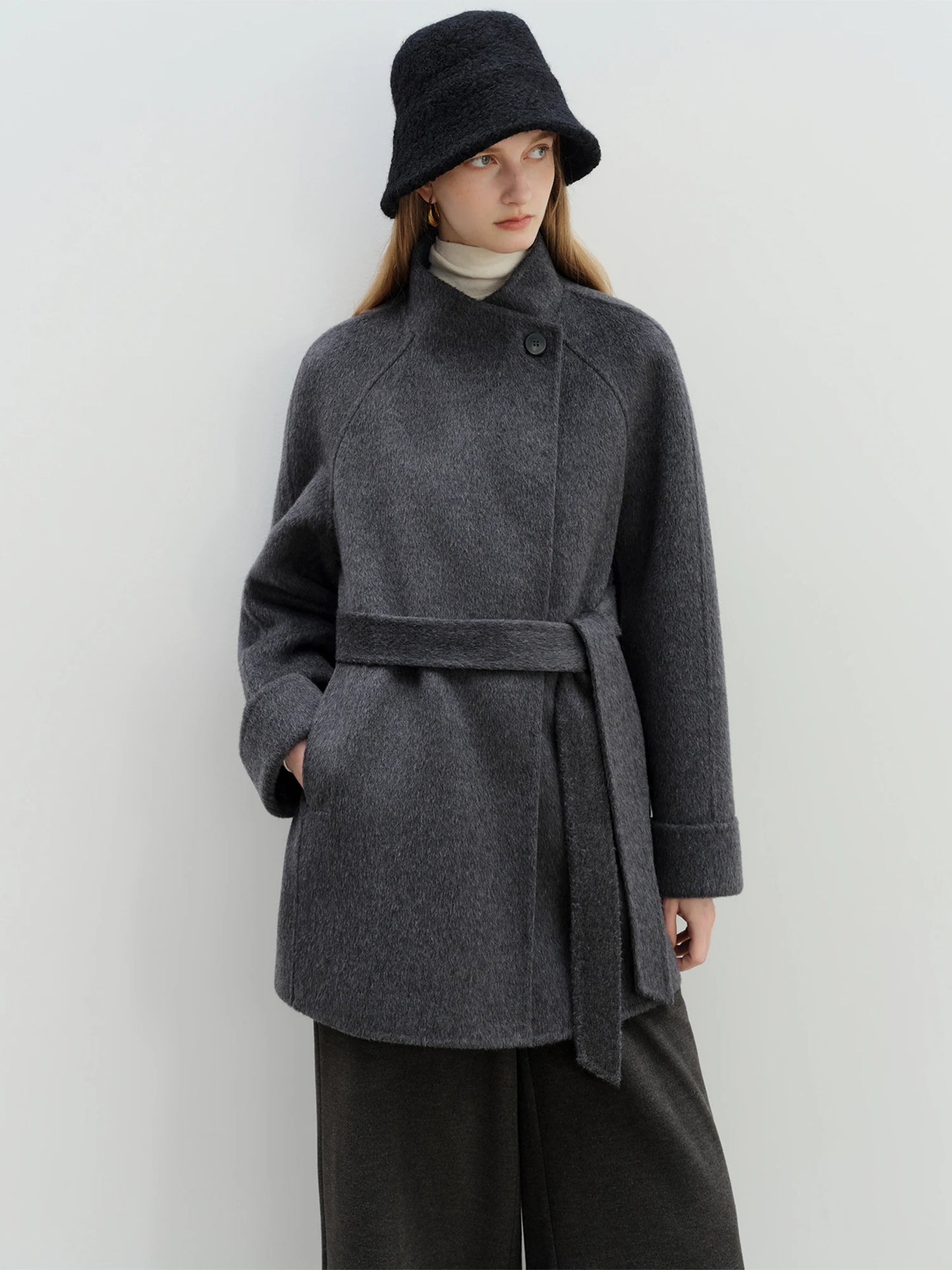 Camel Short Wool Jacket