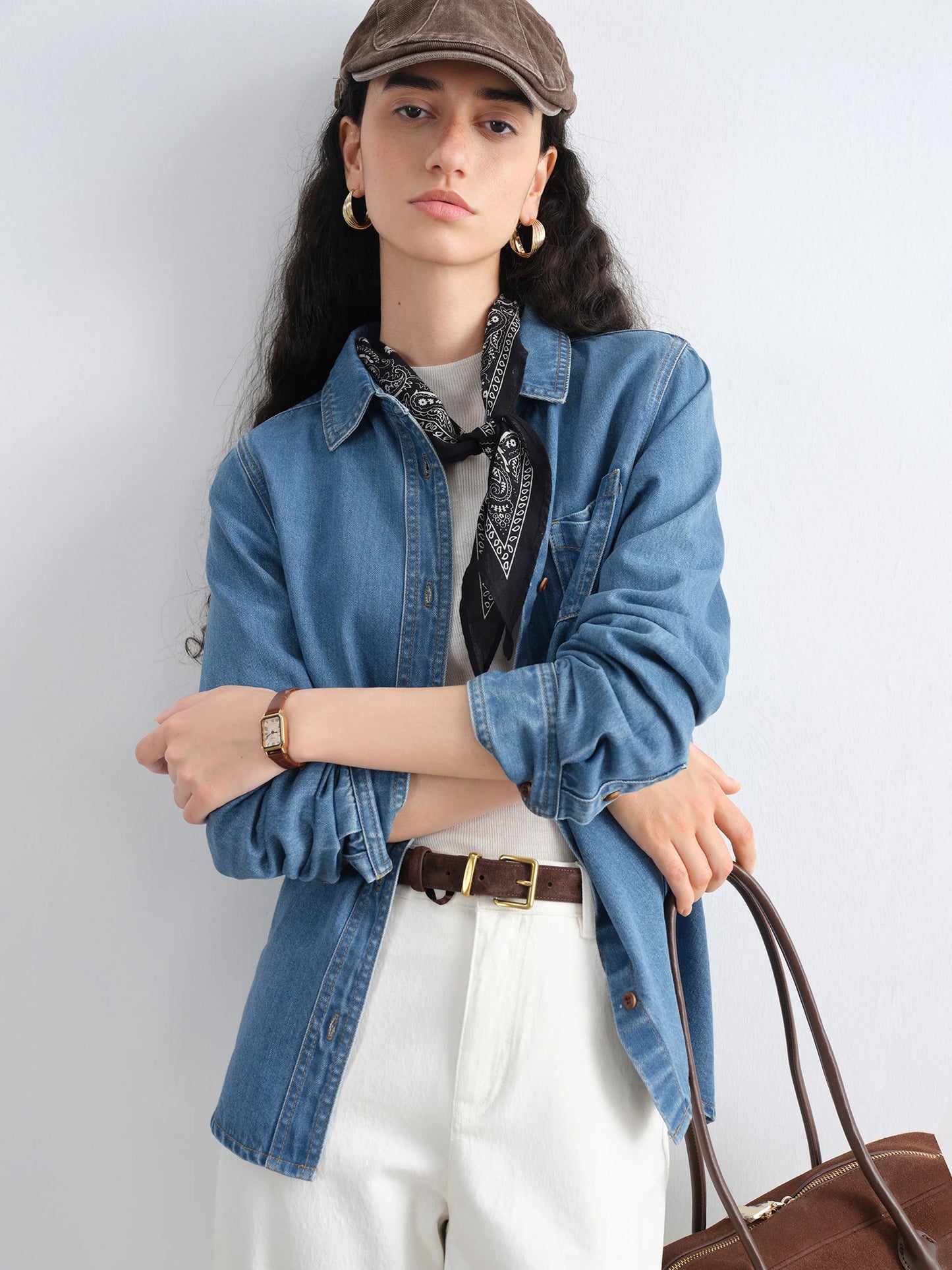 Blue Denim Button Shirt