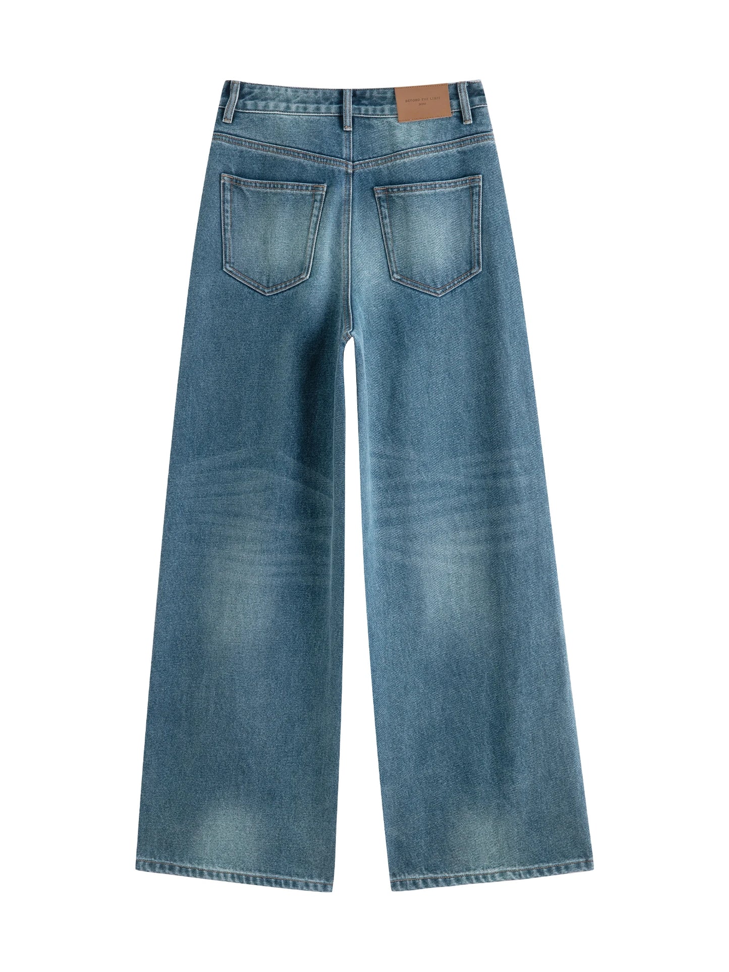 Emerald Wide Leg Denim Jeans
