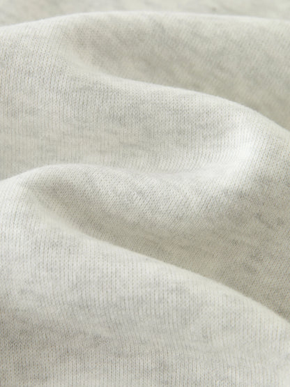 Beige Drawstring Pullover Hoodie