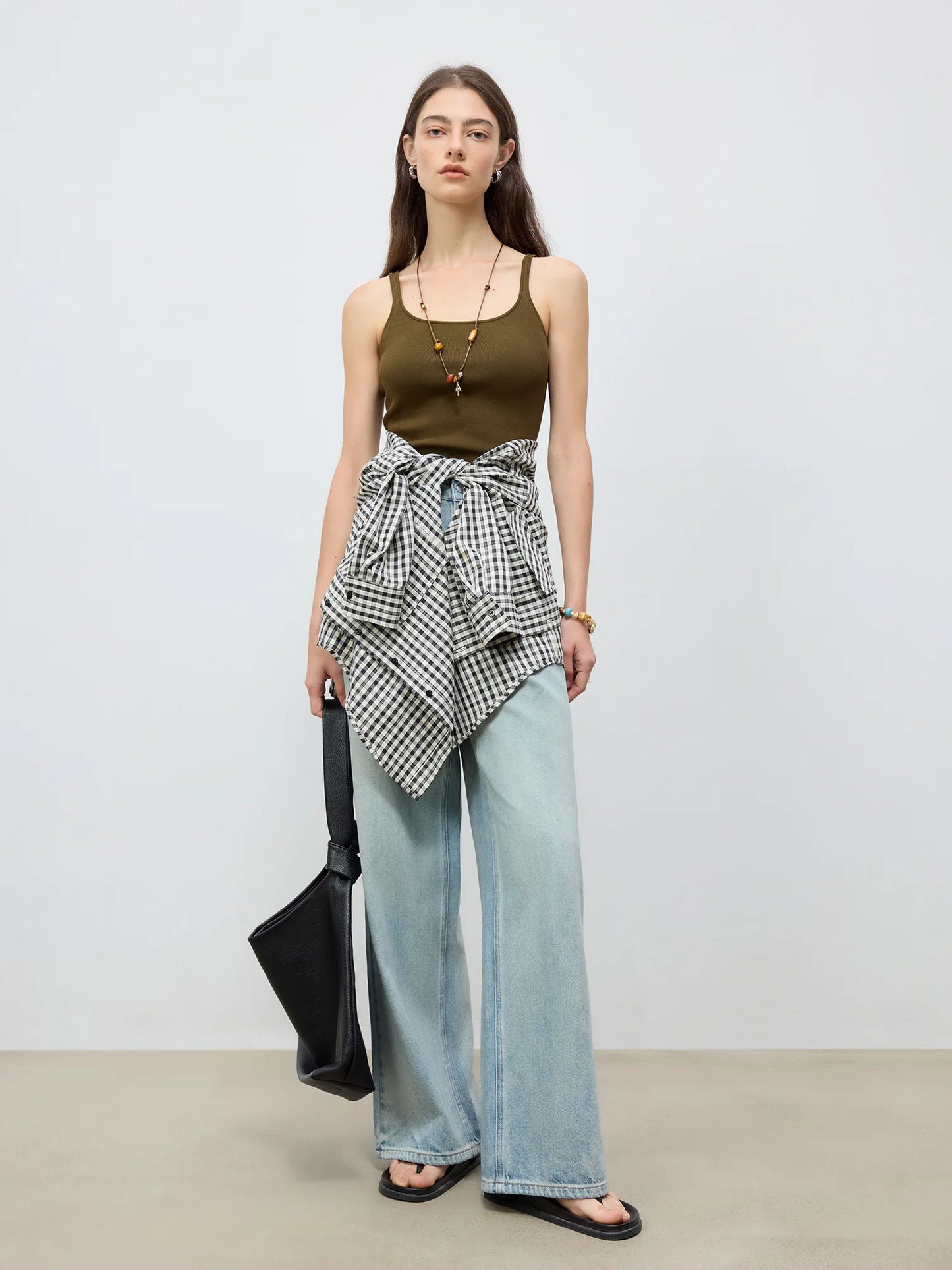 Light Wash Wide Leg Jeans