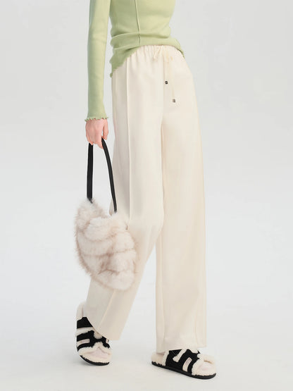 Plush Faux Fur Shoulder Tote Bag