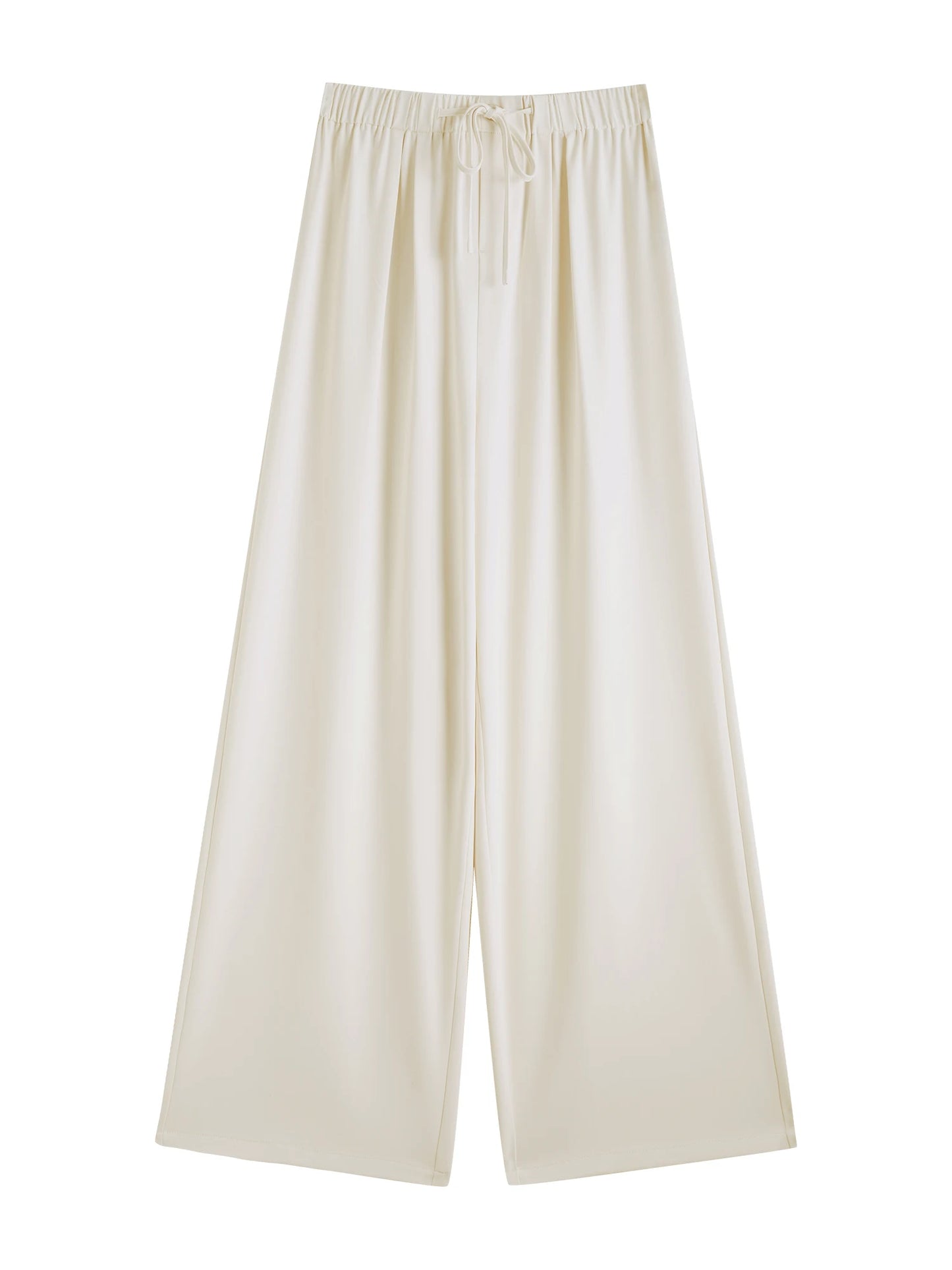 Ivory Cooling Wide Leg Pants