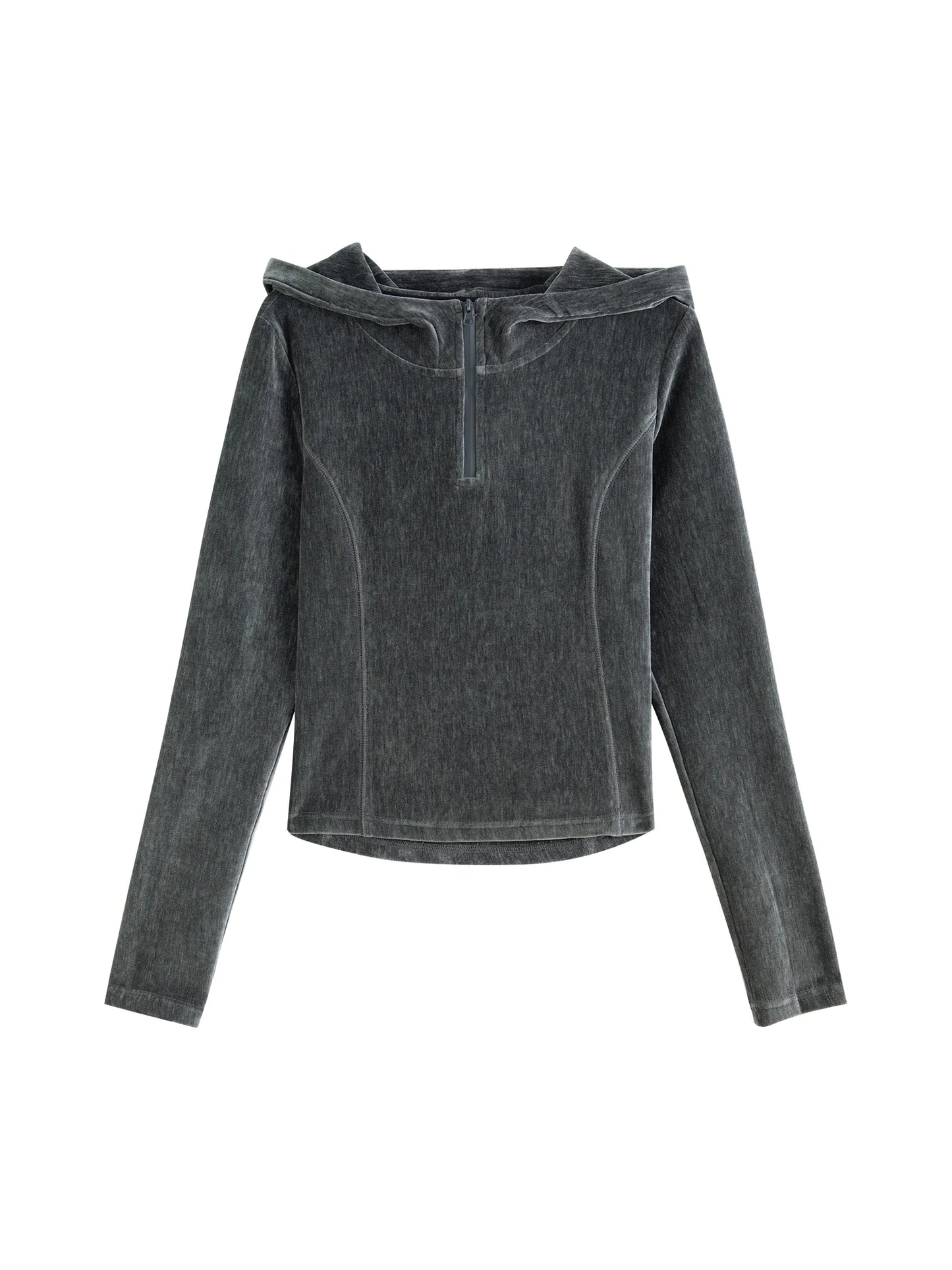 Velour Zip Hoodie Lounge Set