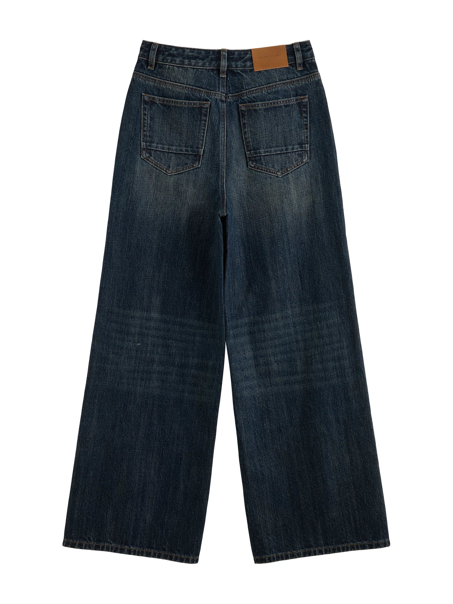 Dark Indigo Wide Leg Jeans