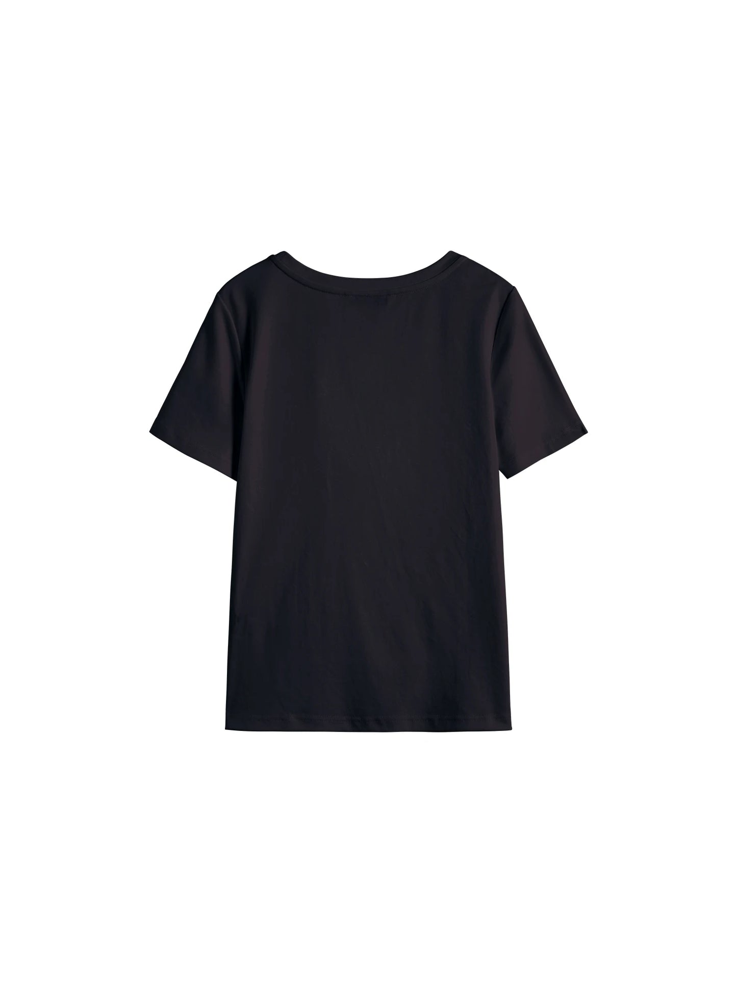 White Front Knot Short Sleeve Tee