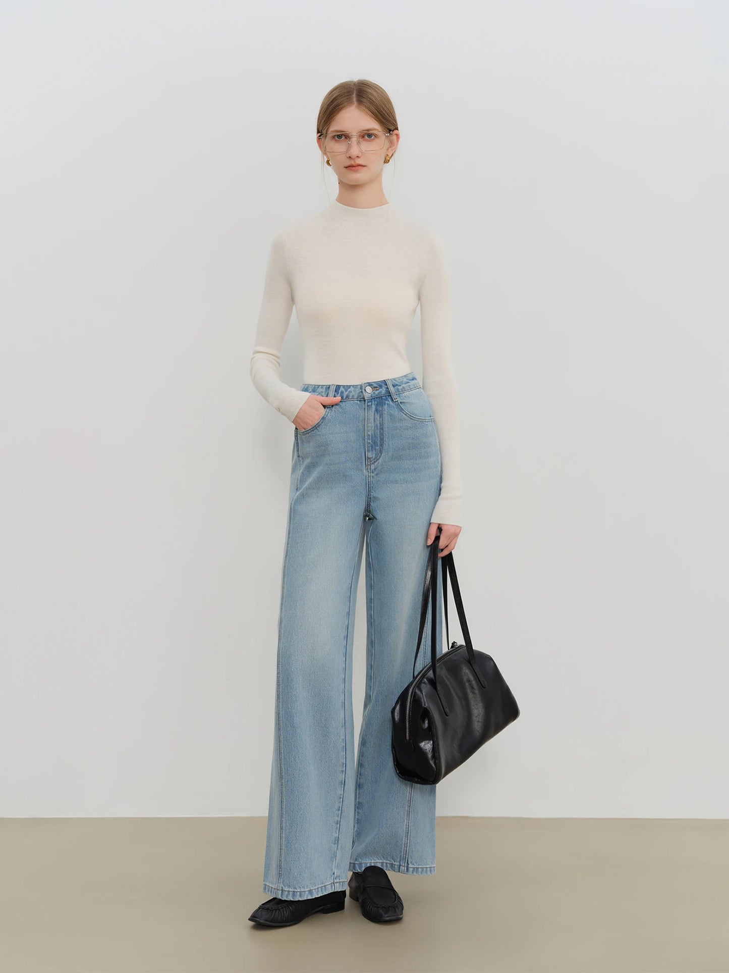 Light Blue Side Seam Jeans
