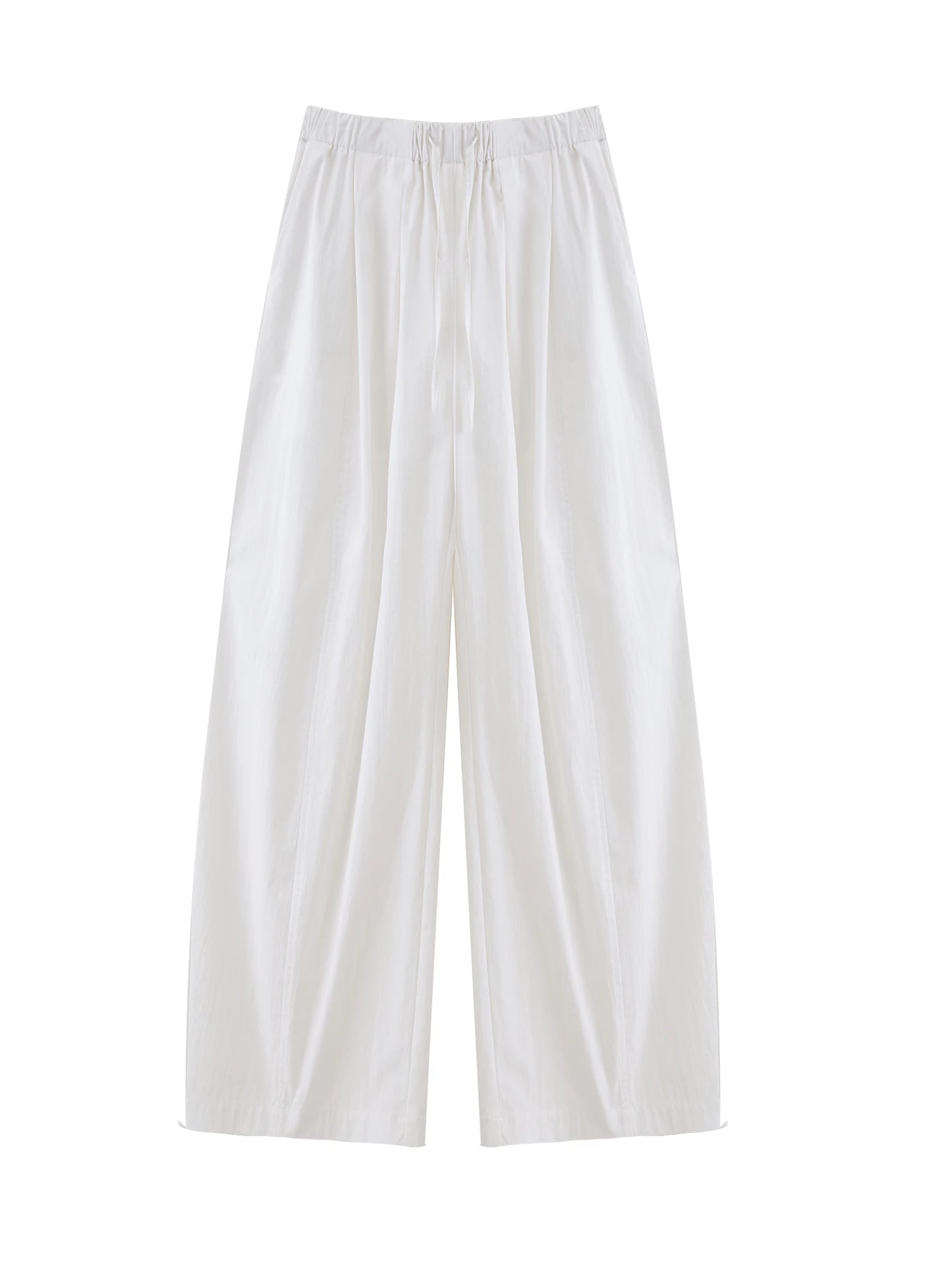 Olive Drawstring Banana Pants