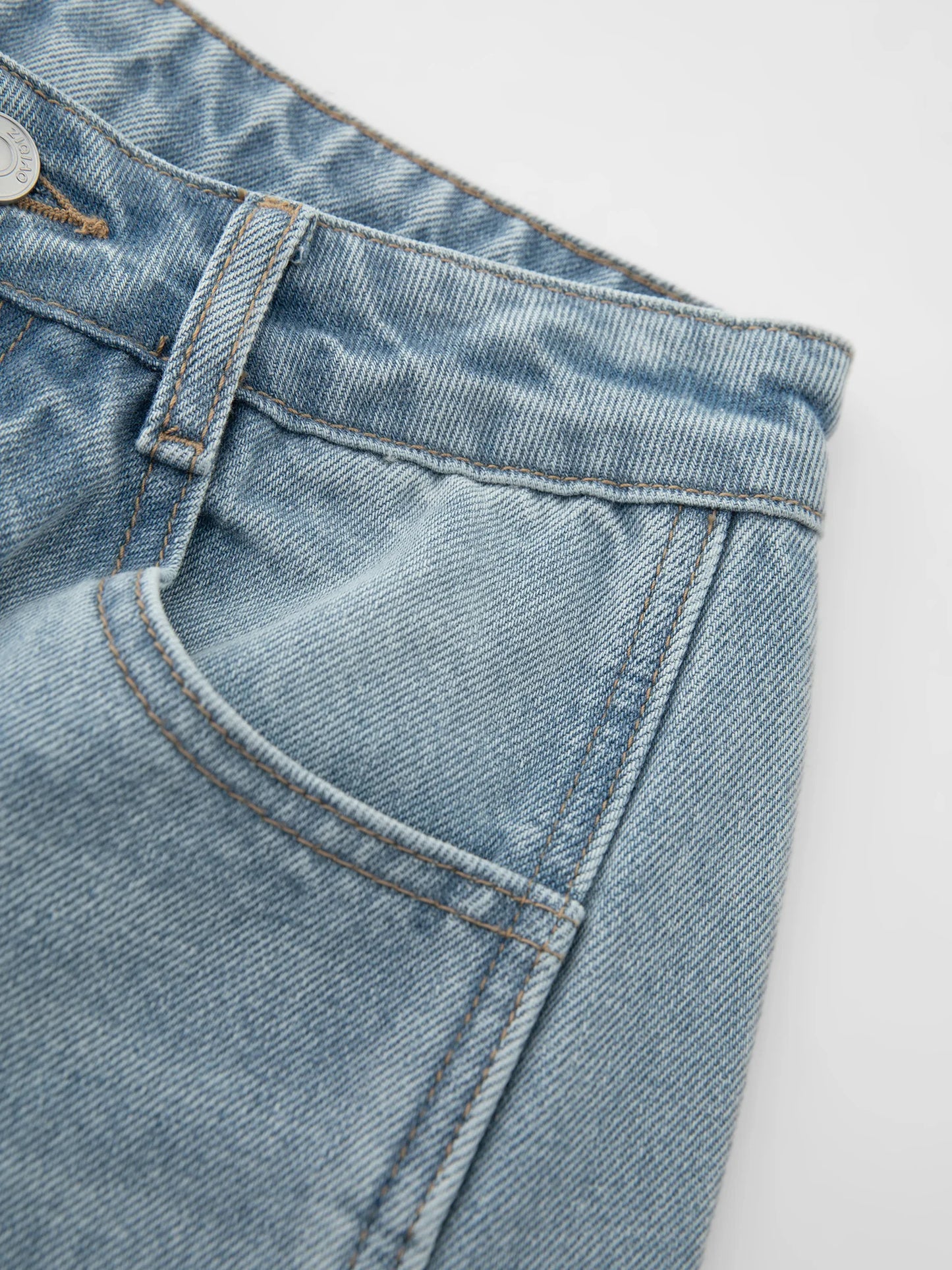 Light Blue Side Seam Jeans