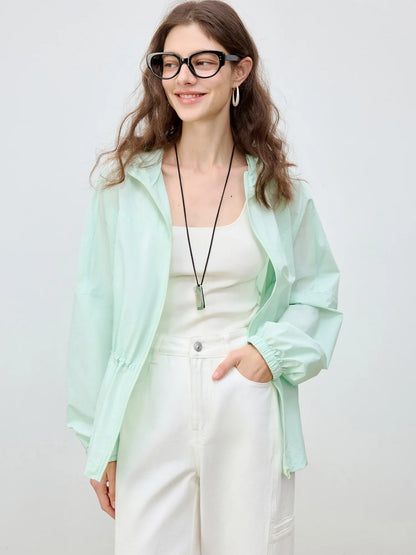 Mint Hooded Sun Jacket