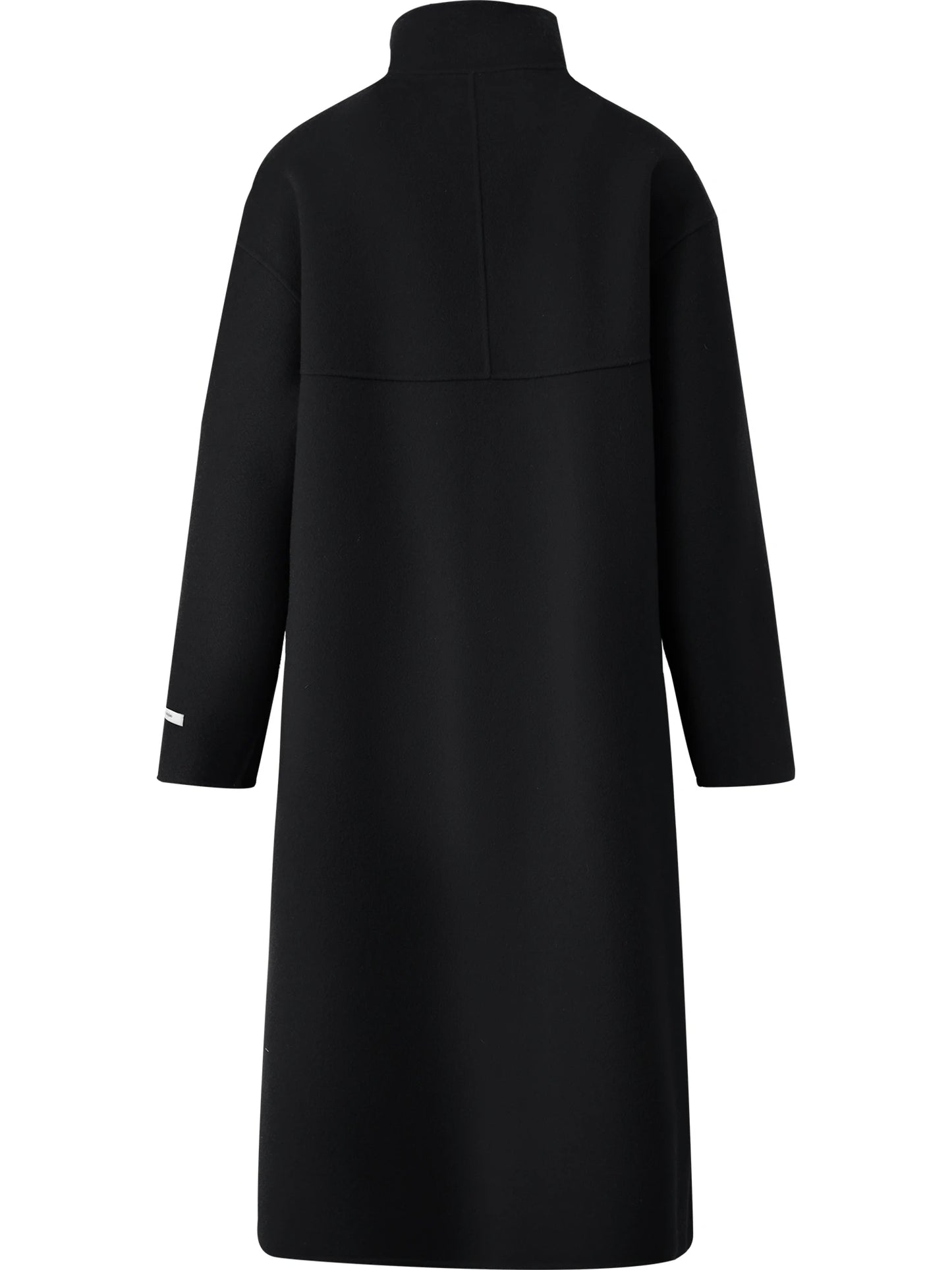 Red Single Breasted Wool Coat