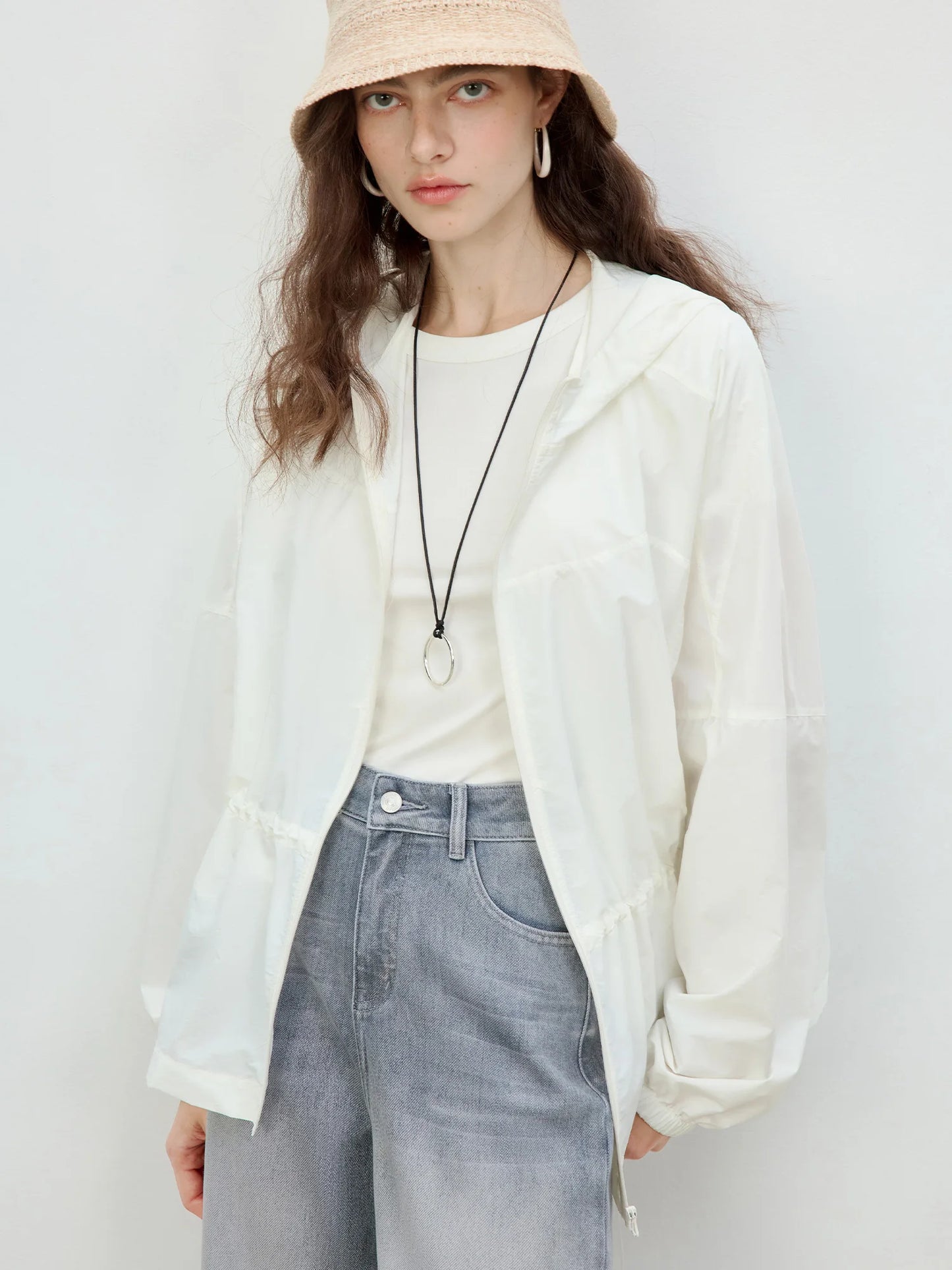 Mint Hooded Sun Jacket