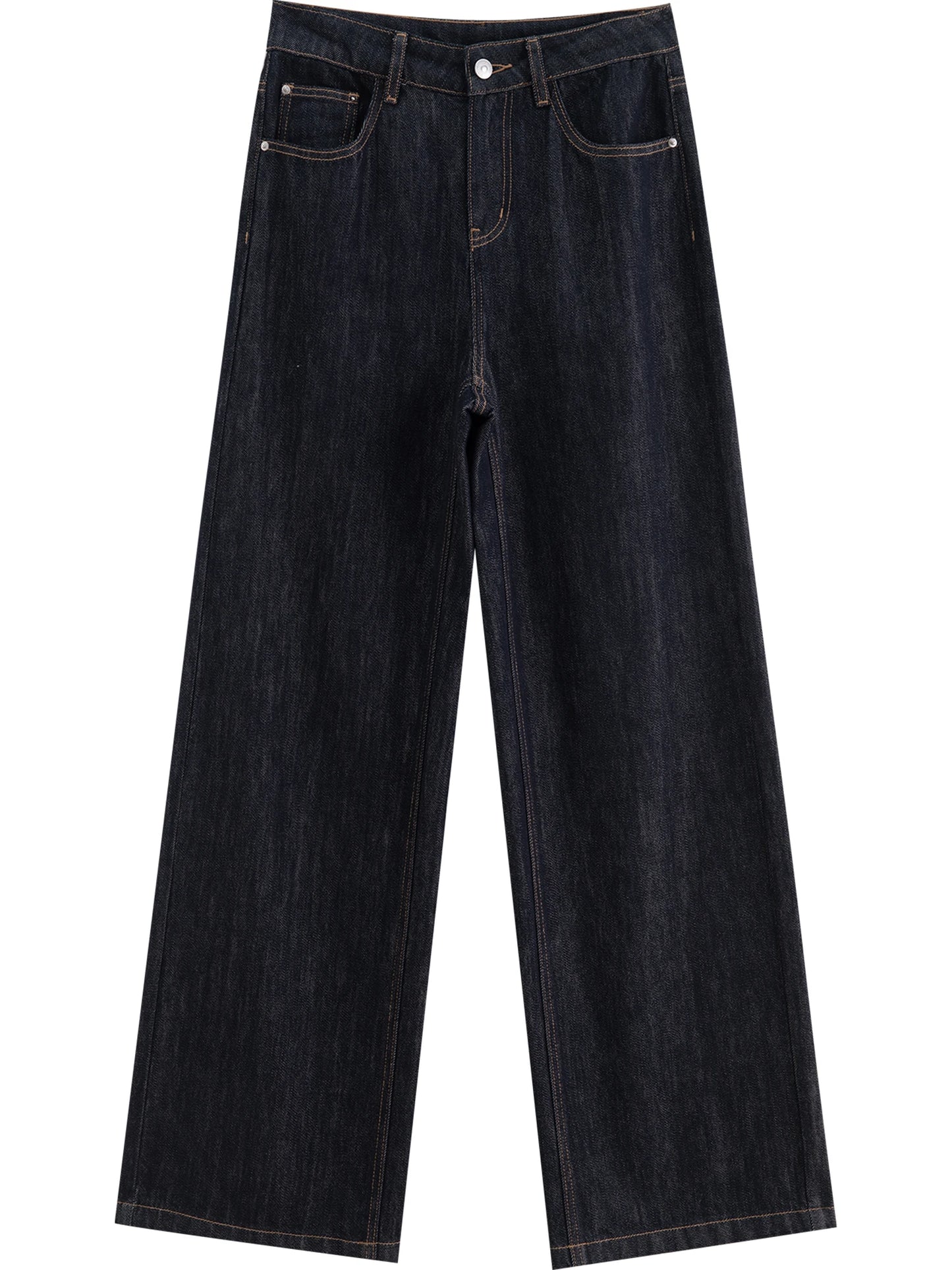 Dark Wash Straight Leg Jeans