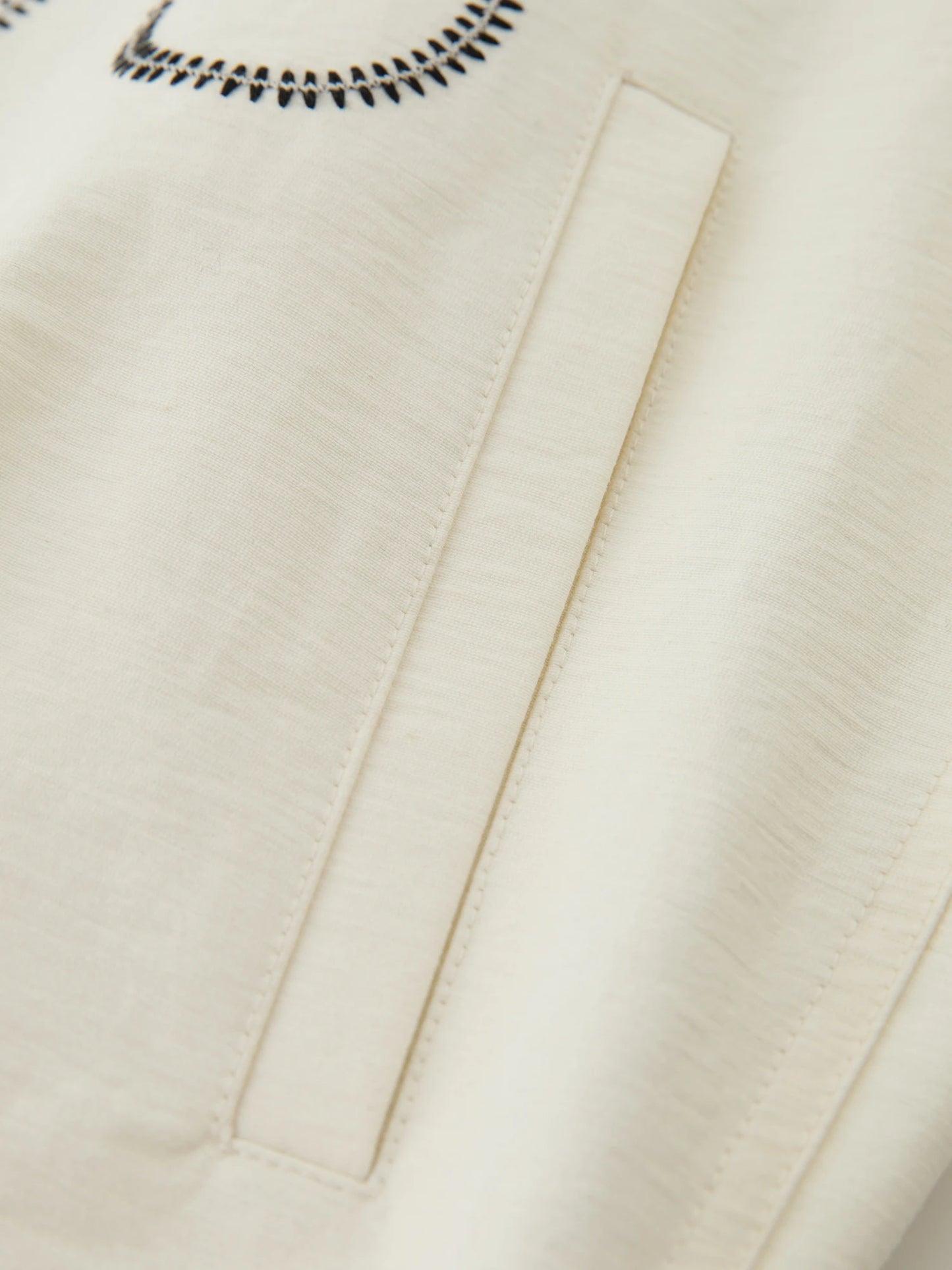 Ivory Scroll Embroidered Jacket