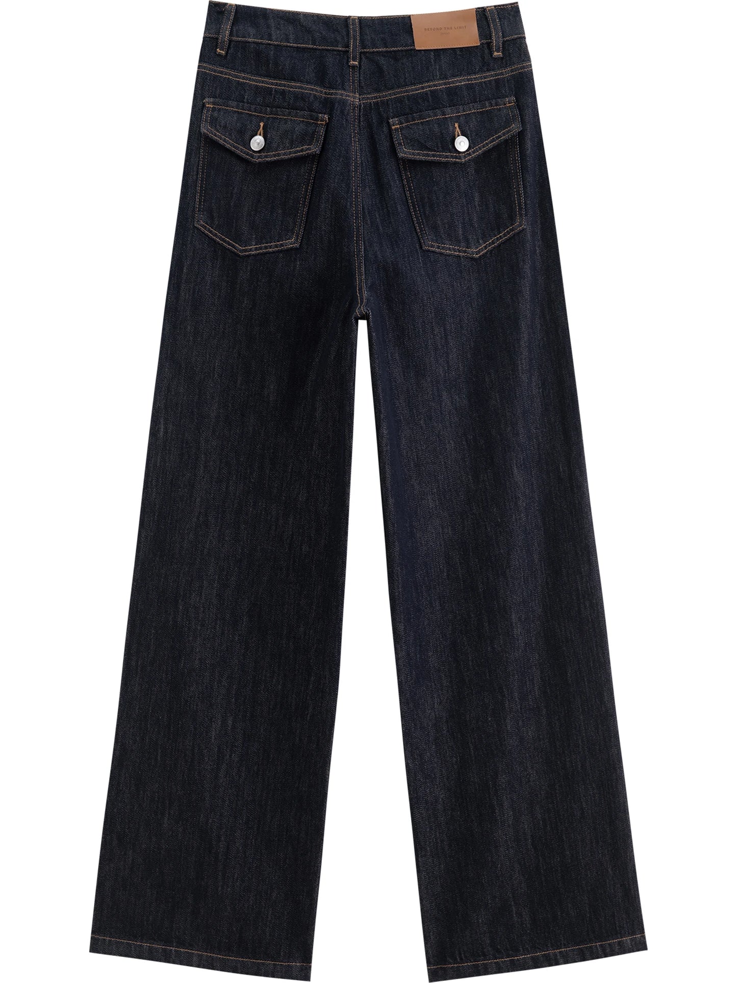 Dark Wash Straight Leg Jeans