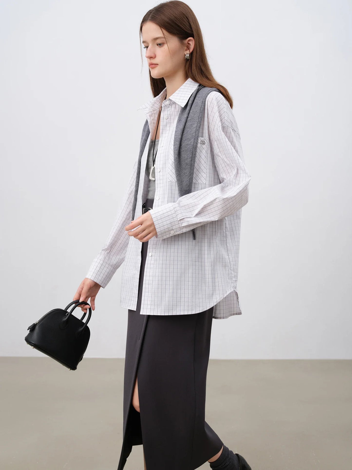 Blue Striped Button Shirt