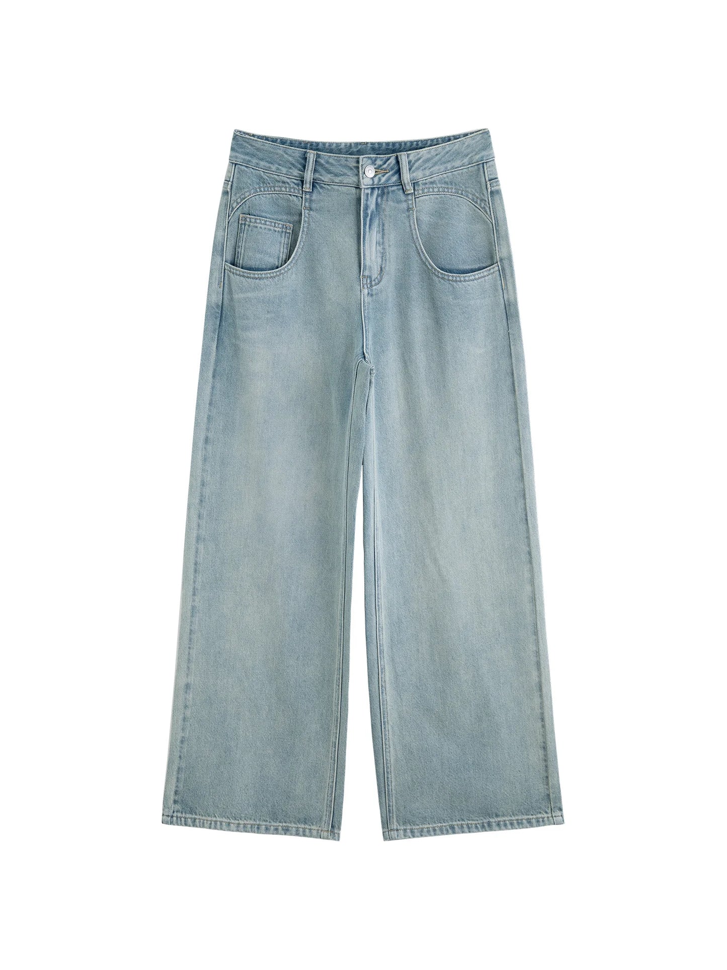 Light Wash Wide Leg Jeans