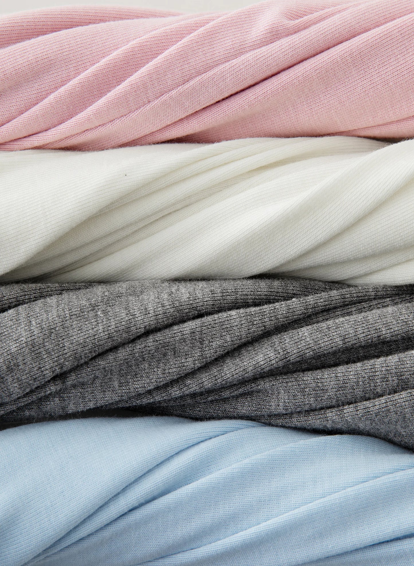 Gray Crew Neck Slim Tee