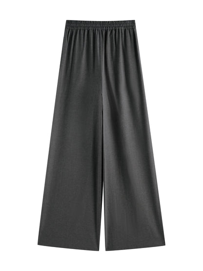 Charcoal Elastic Drawstring Pants