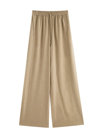 Charcoal Elastic Drawstring Pants