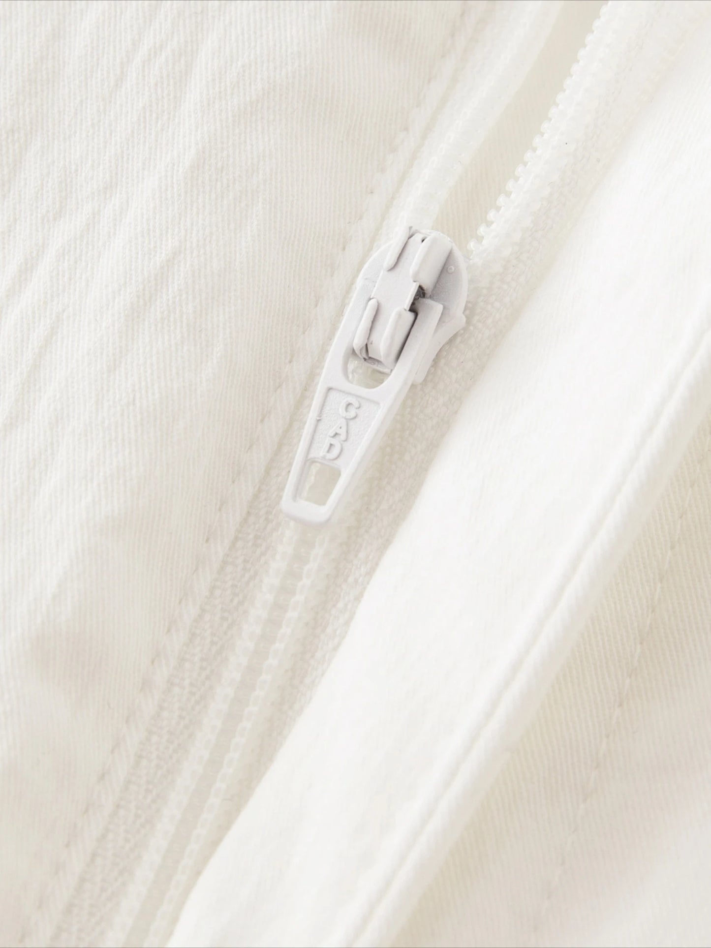 Ivory Straight Wide Leg Trousers