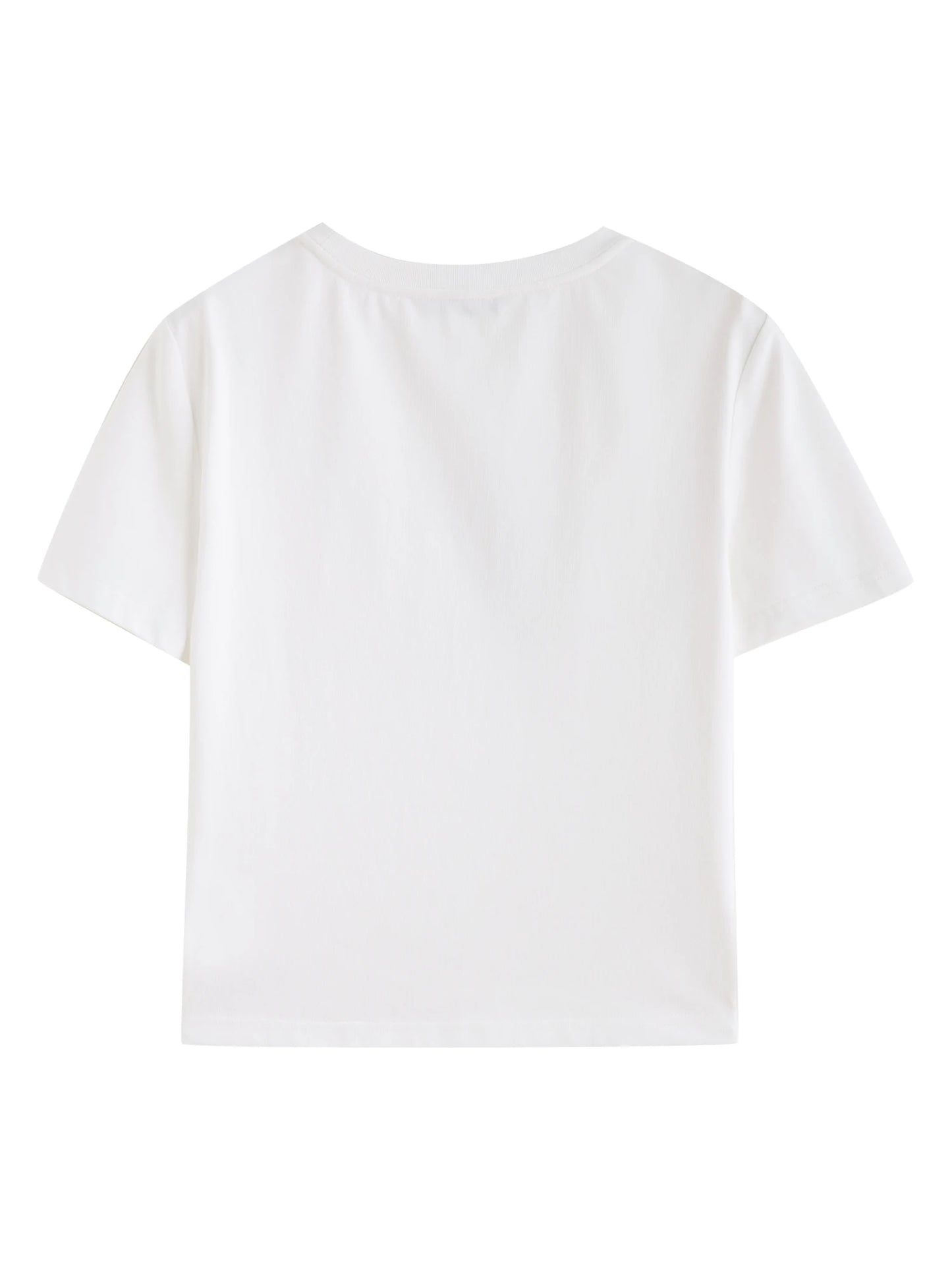 White Rust Graphic Crew Neck Tee