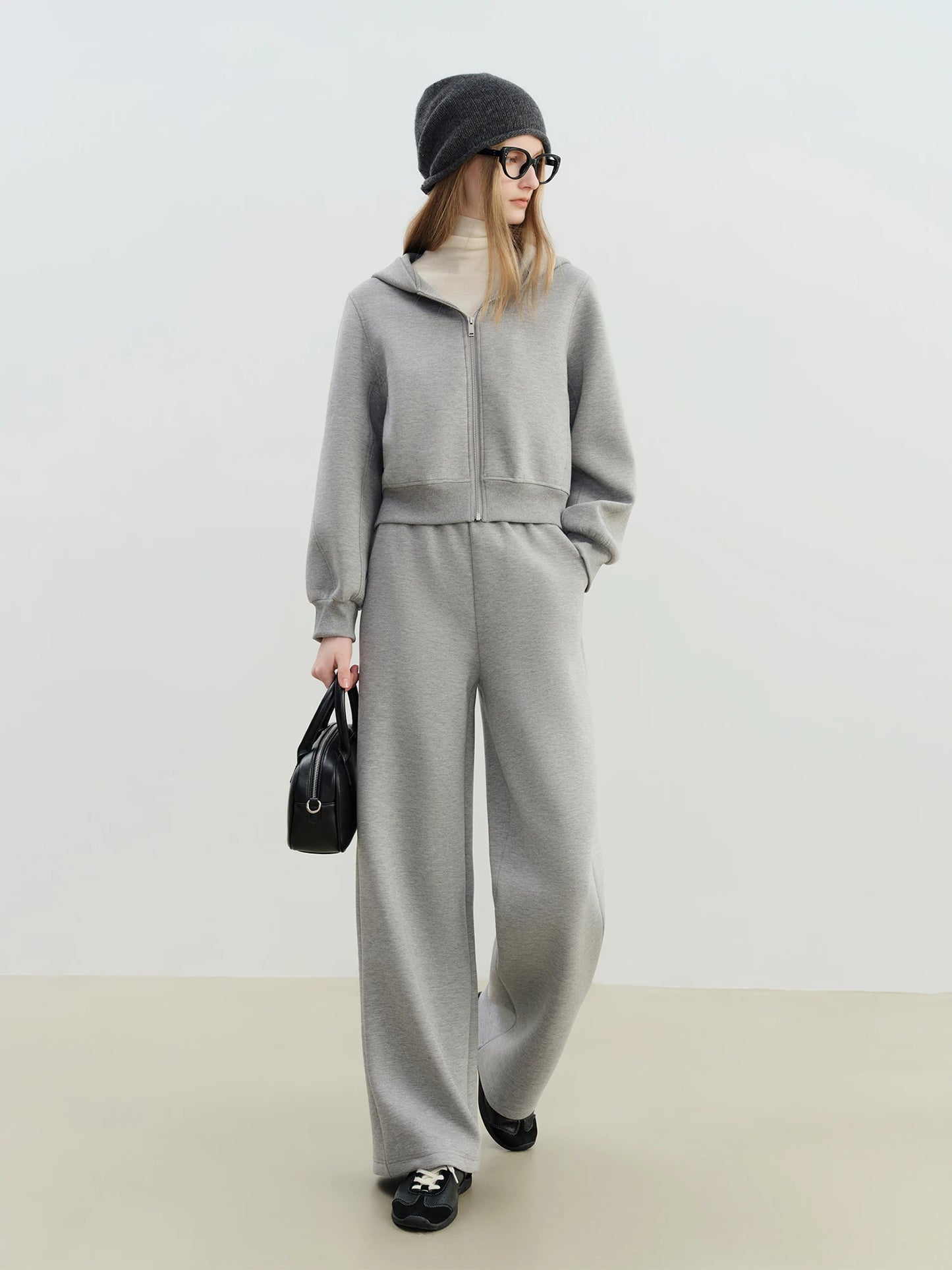 Hooded Jacket Skirt Set