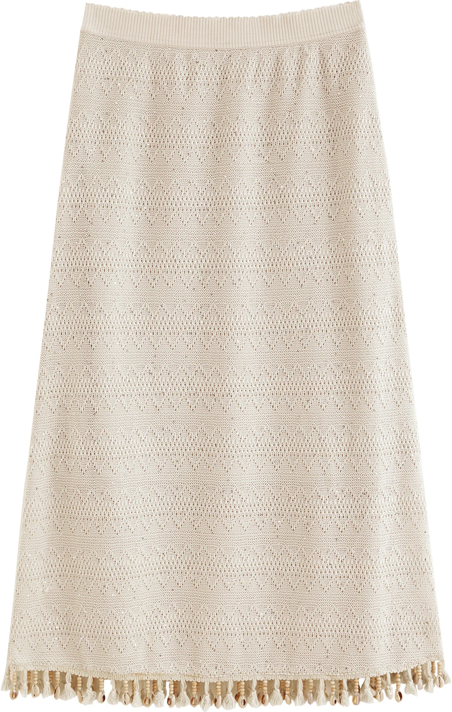 Sleeveless Crochet Skirt Set