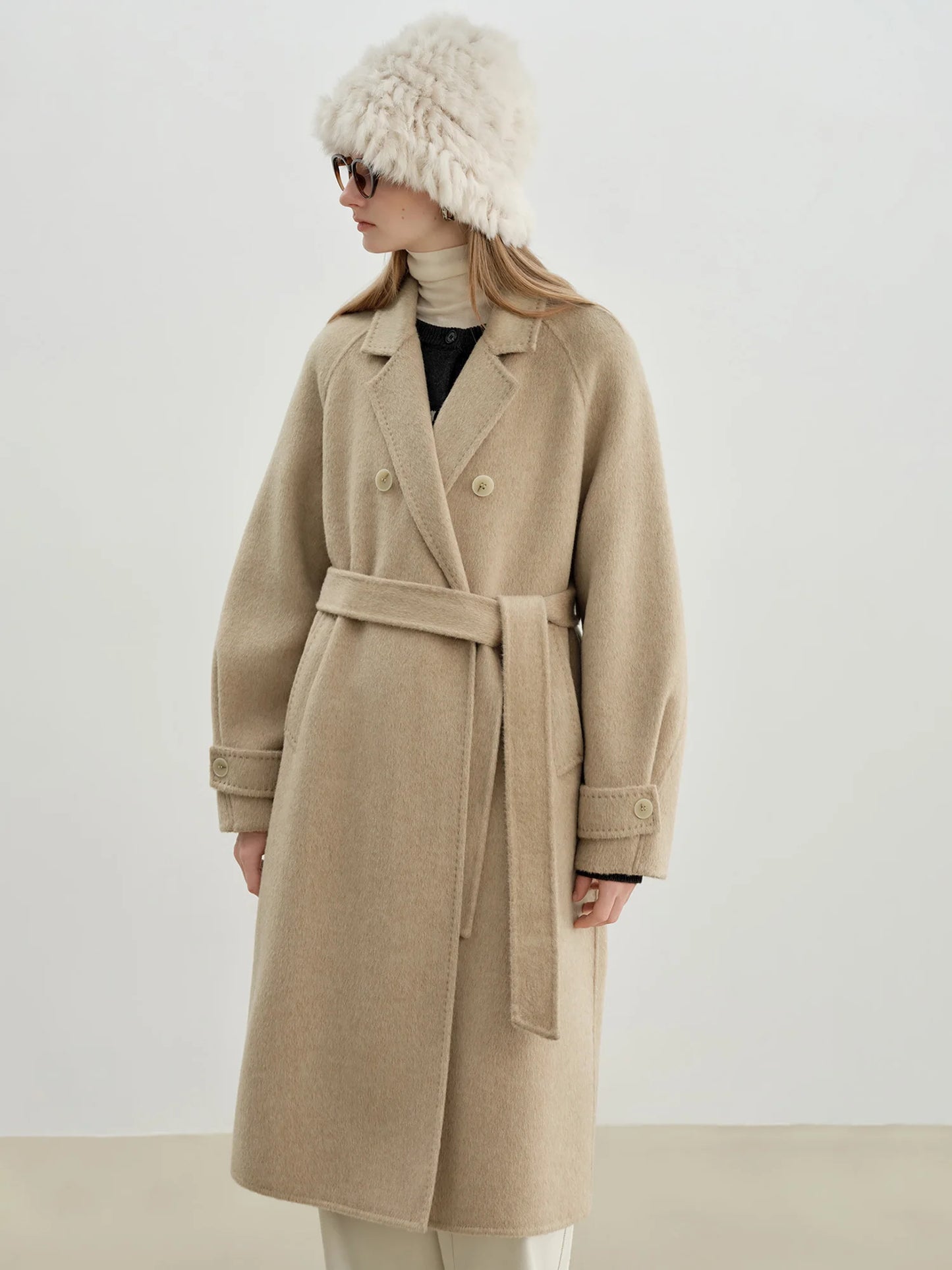 Blazer Collar Wool Coat